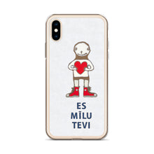 Load image into Gallery viewer, iPhone vāciņš "Es mīlu tevi"